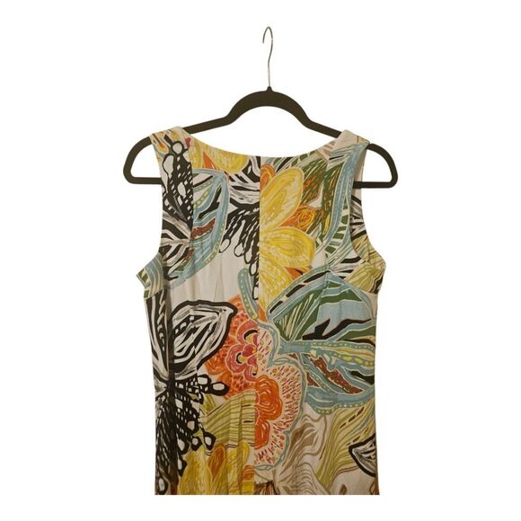 CHICO'S Vacay Ready Floral Sleeveless Maxi Dress - Size 1 (8/10) - Picture 4 of 10